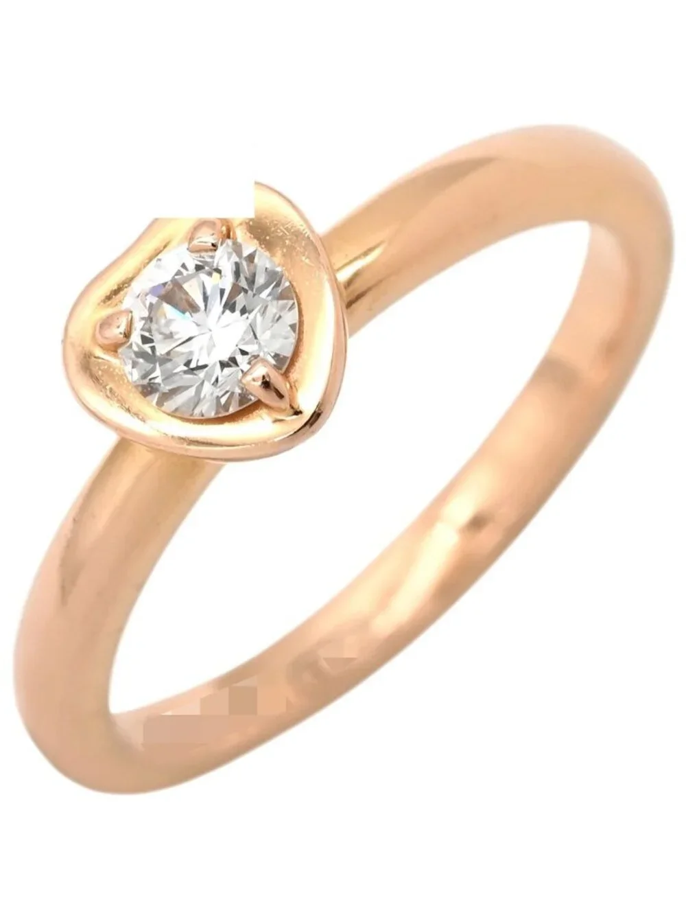 Cartier Ring Diamant Leger Heart Diamond Pink Gold